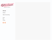Tablet Screenshot of lydiacasali.com